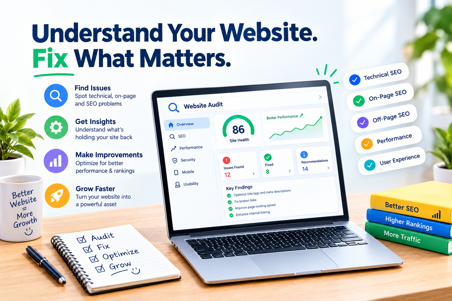 Understand Your Website. Fix What Matters.
